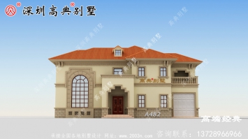新款乡村小户型二层别墅，用城市里首付的钱就可以建造自己的别墅