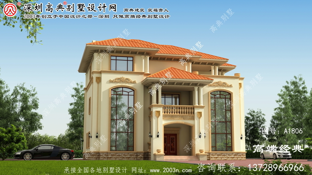 翼城县农村别墅设计图复式设计采光好