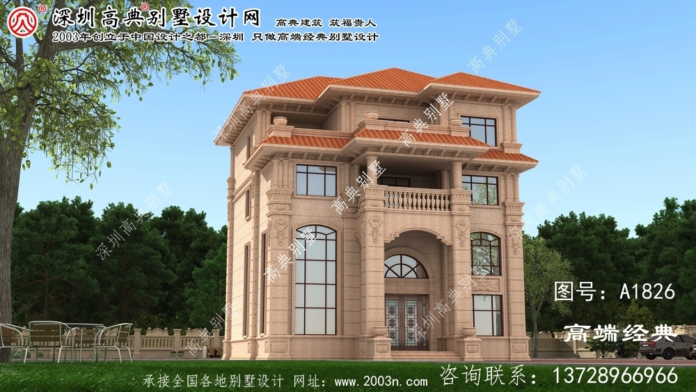 运城市别墅设计图纸及效果图大全鲁班