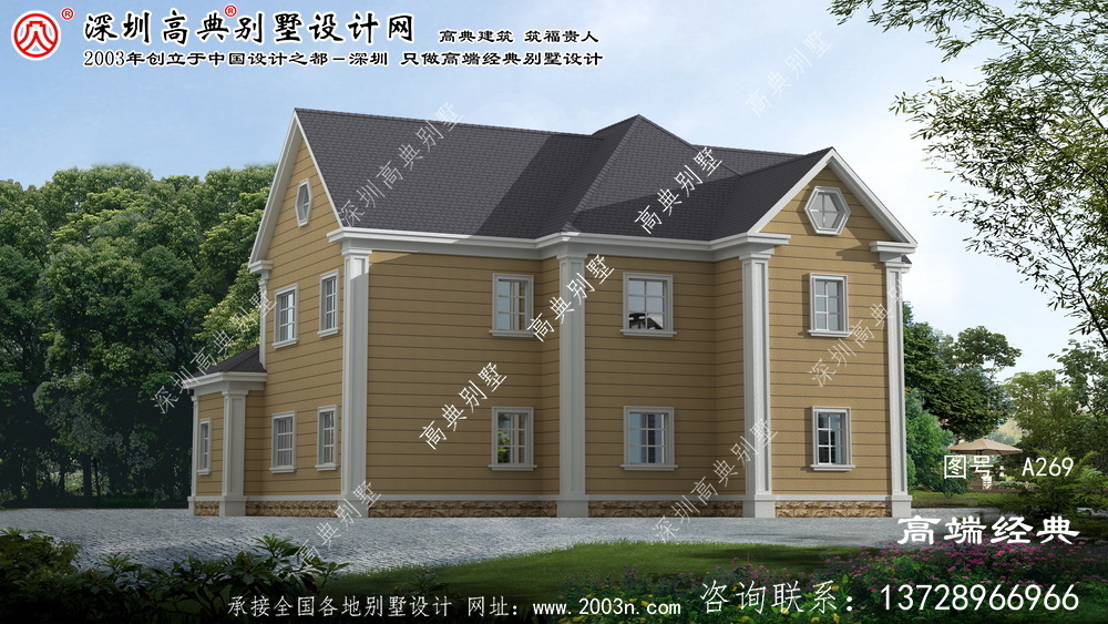 平房区独栋别墅设计图	