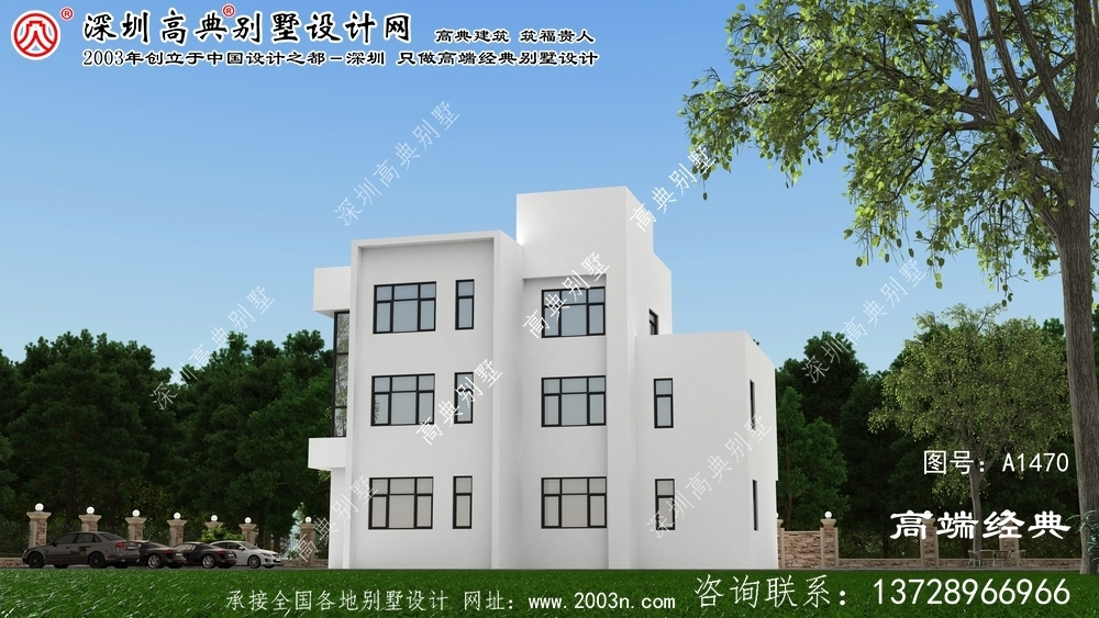 柳州市别墅图纸带效果图