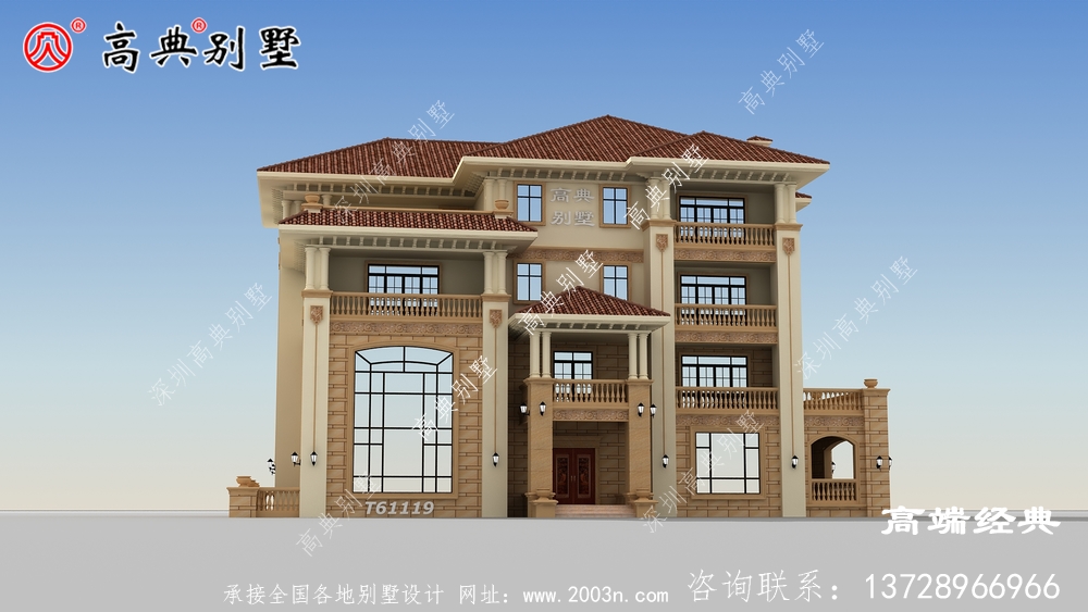 红花岗区别墅造型设计