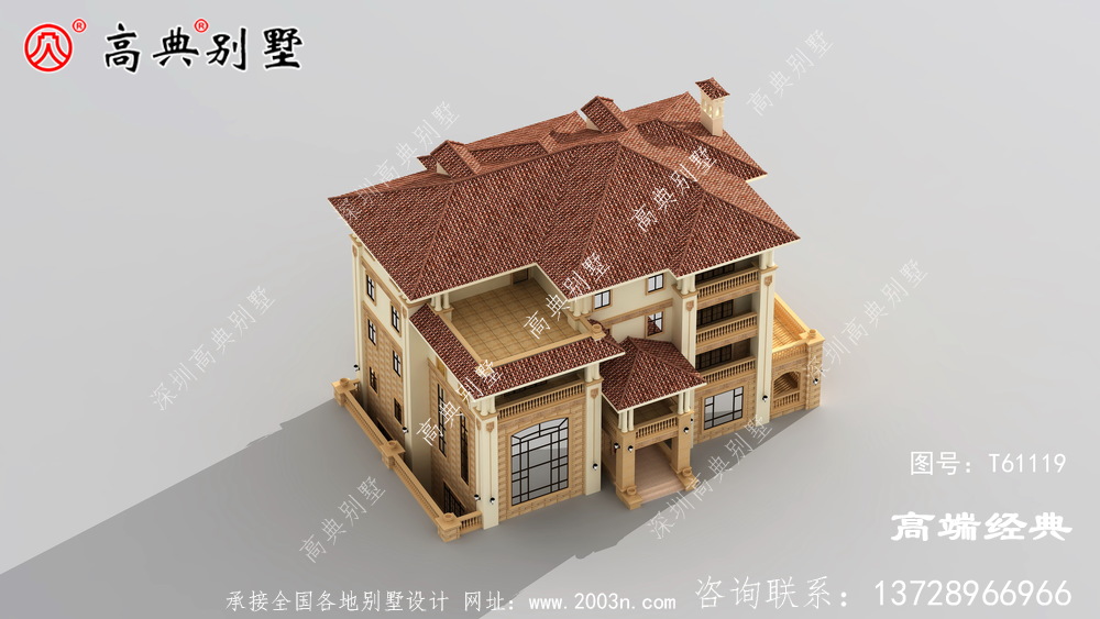 红花岗区别墅造型设计