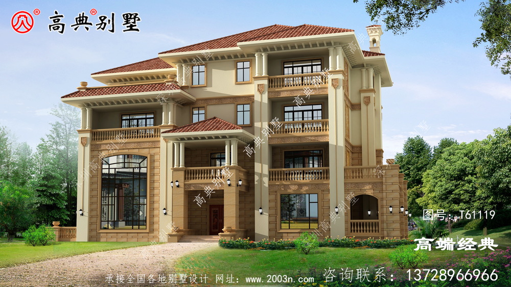 红花岗区别墅造型设计