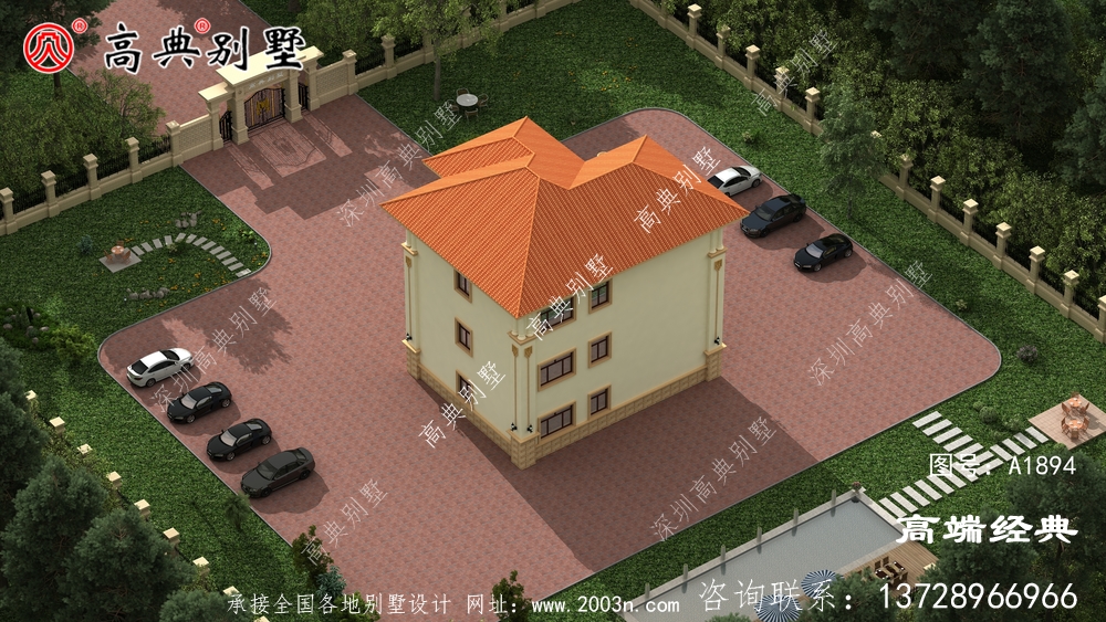 绿春县农村别墅简单图	