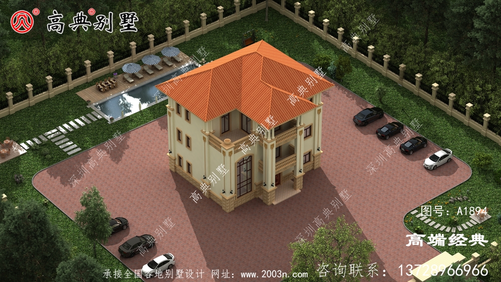 绿春县农村别墅简单图	