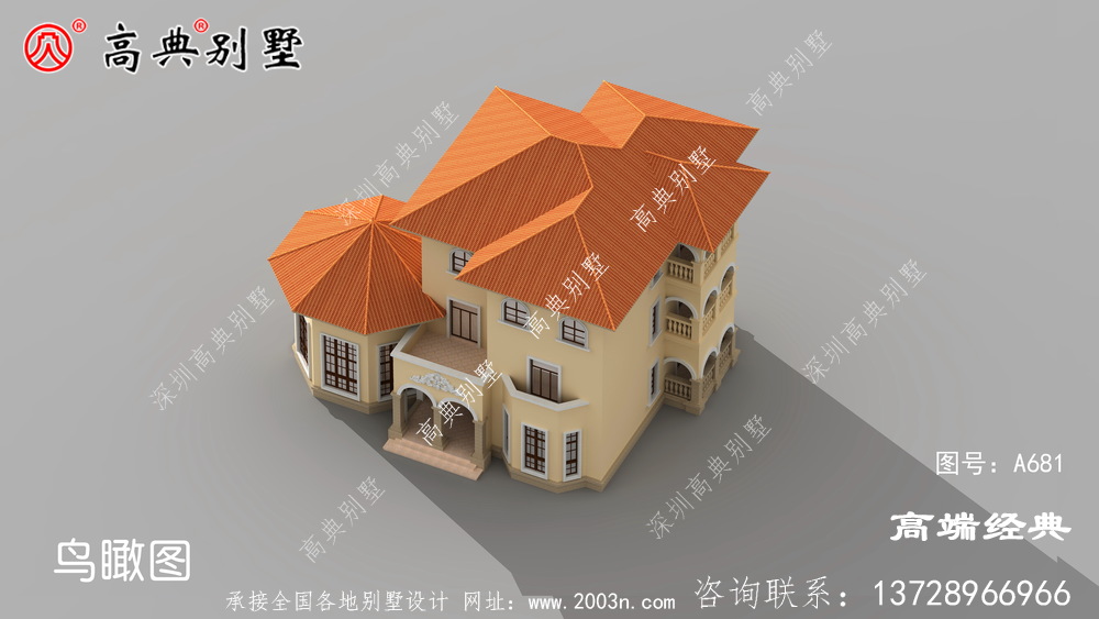 三层豪华别墅设计图	