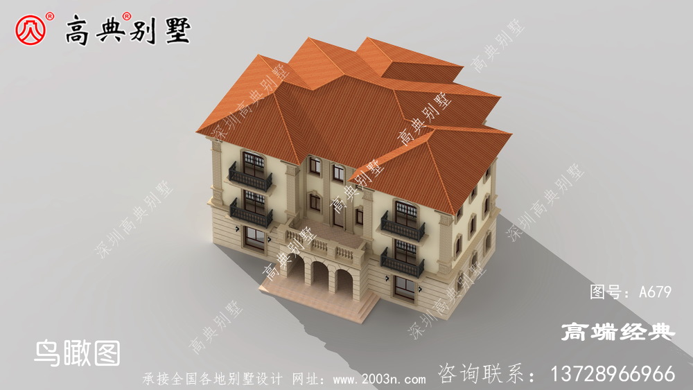 私人别墅外观设计效果图大全