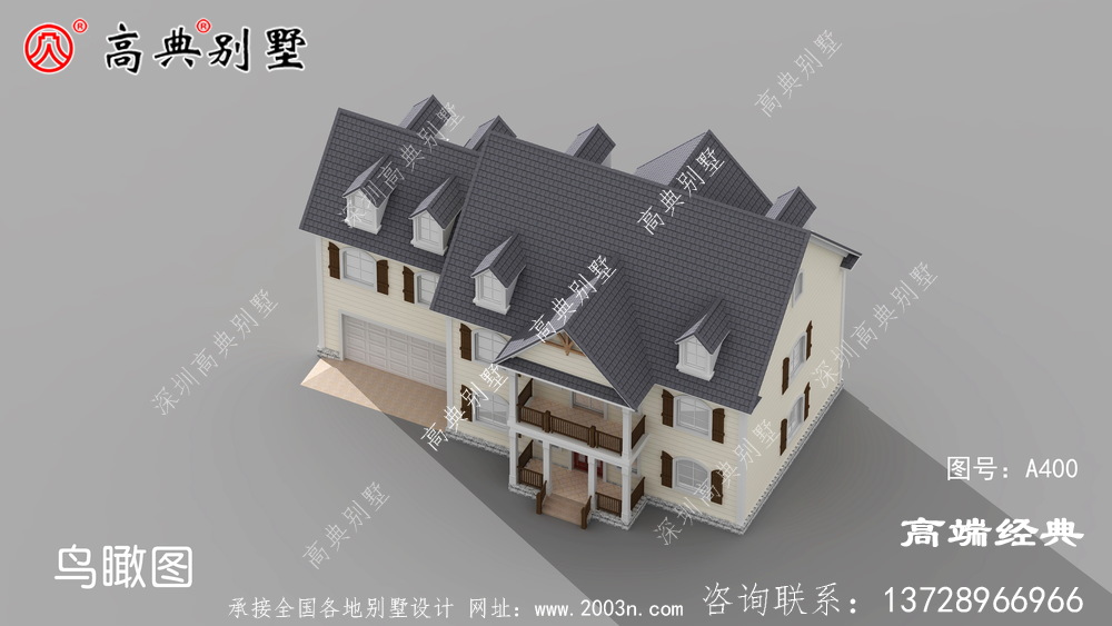 农村二层小别墅华丽的朴实质感