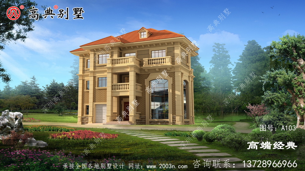 乡村风格别墅怎么建的低调简约?