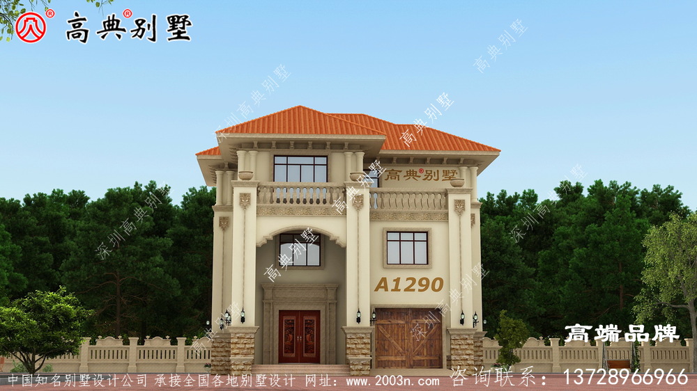 二层半小别墅设计图新农村住宅设计图