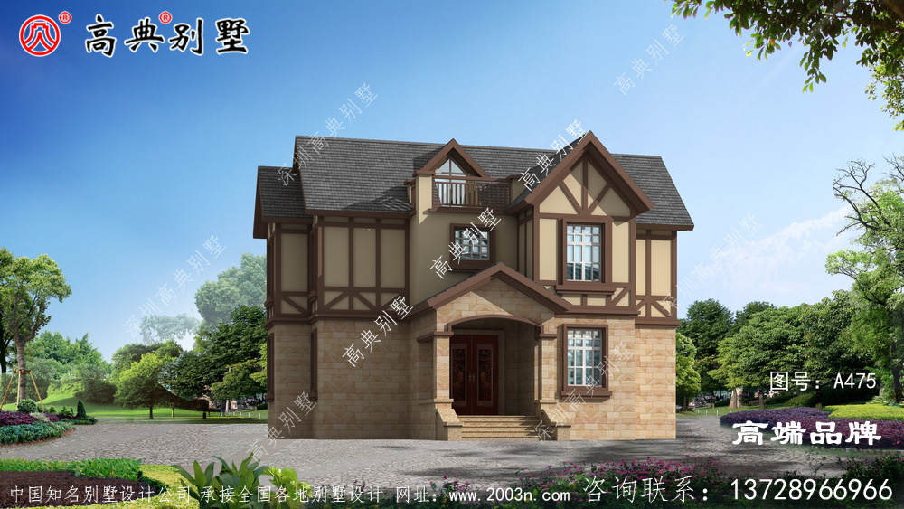 农村房子设计图平面图丰富了别墅主体造型