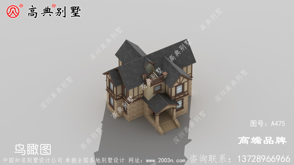 农村房子设计图平面图丰富了别墅主体造型