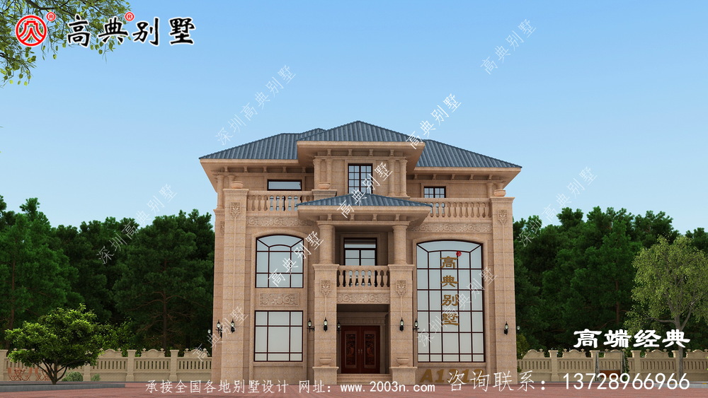 全村人羡慕，隔壁村都绕路来看的别墅