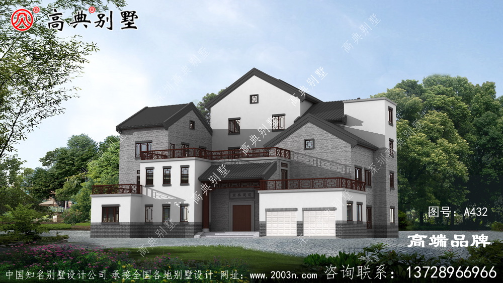 乡村最受欢迎的中式三层别墅，快进来看看！